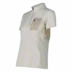Donna CMP Polo E T-Shirt^T-Shirt tecnica a mezza zip con taschino da ciclismo da Donna