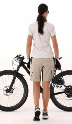 Donna CMP Polo E T-Shirt^T-Shirt tecnica a mezza zip con taschino da ciclismo da Donna