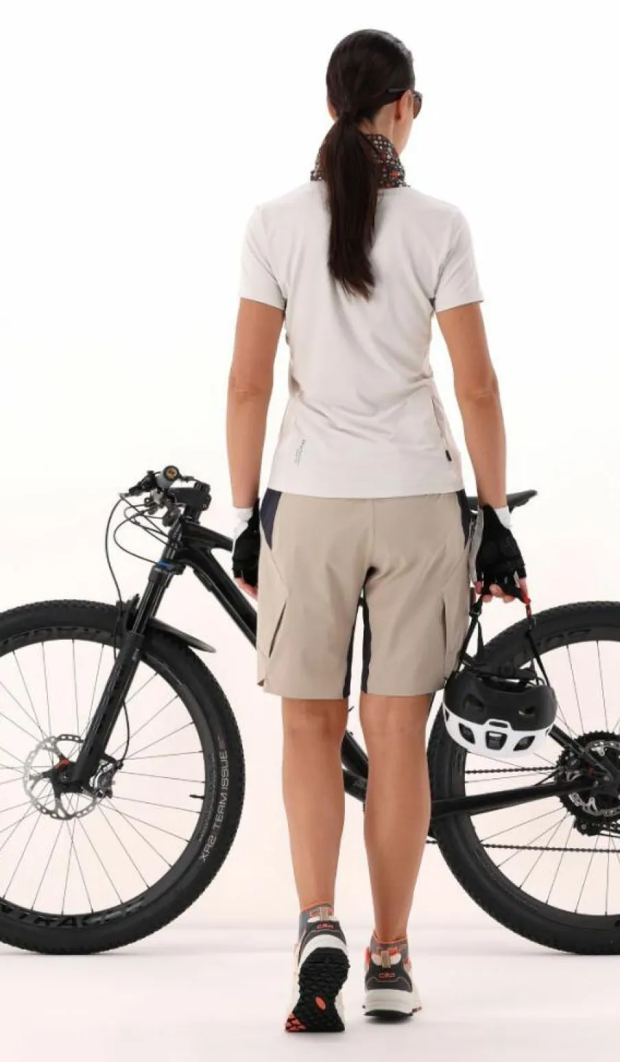 Donna CMP Polo E T-Shirt^T-Shirt tecnica a mezza zip con taschino da ciclismo da Donna