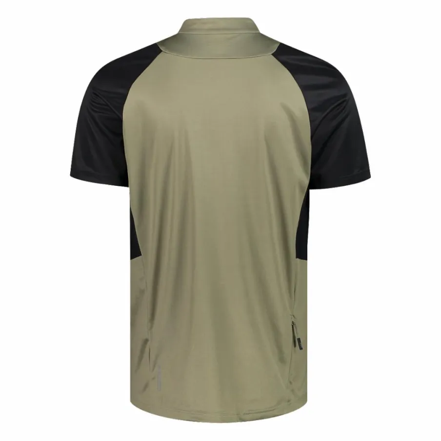 Uomo CMP Polo E T-Shirt^T-shirt tecnica da ciclismo con mezza zip da Uomo
