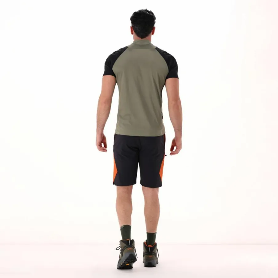 Uomo CMP Polo E T-Shirt^T-shirt tecnica da ciclismo con mezza zip da Uomo