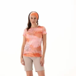 Donna CMP Polo E T-Shirt^T-shirt tecnica in Cool Menthol Boost con fantasia da Donna