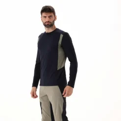 Uomo CMP Polo E T-Shirt^T-Shirt Tecnica Unlimitech a Manica Lunga con Cool Menthol Boost da Uomo