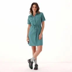 Donna CMP Gonne E Vestiti^Vestito da donna con collo a polo in tessuto stretch